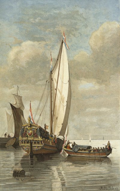 Le yacht du prince Guillaume III - Nico Steffelaar